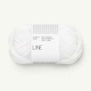 Sandnes Garn Line - 1001 True White