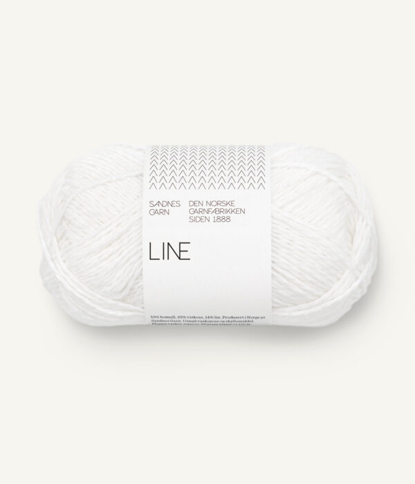 Sandnes Garn Line - 1001 True White Sandnes Garn Line 1001 True White
