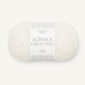 Sandnes Garn Alpakka Følgetråd 1002 White
