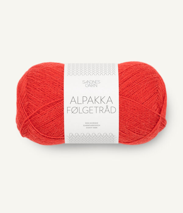 Sandnes-Garn-Alpakka-Folgetrad-4018-Scarlet-Red Sandnes Garn Alpakka Følgetråd 4018 Scarlet Red