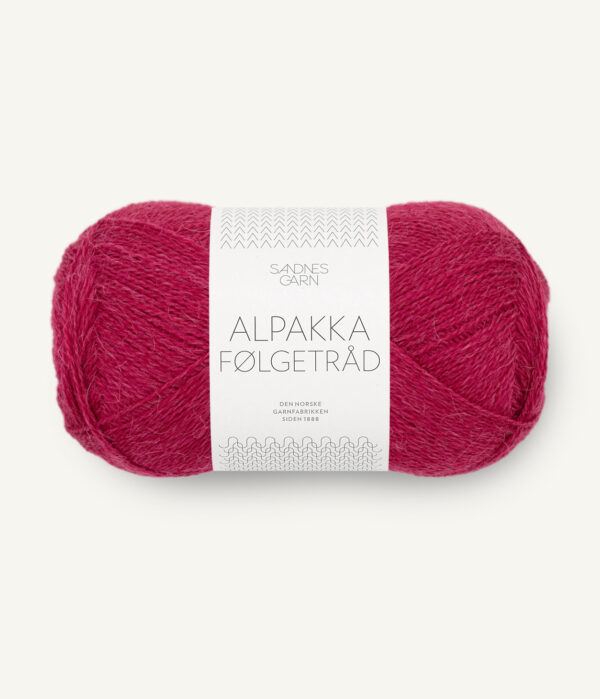 Sandnes-Garn-Alpakka-Folgetrad-4255-Rumba-Red Sandnes Garn Alpakka Følgetråd 4255 Rumba Red
