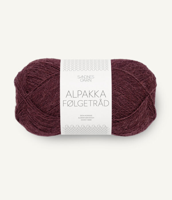 Sandnes-Garn-Alpakka-Folgetrad-4372-Deep-Burgundy Sandnes Garn Alpakka Følgetråd 4372 Burgundy