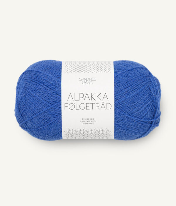 Sandnes-Garn-Alpakka-Folgetrad-5845-Dazzling-Blue Sandnes Garn Alpakka Følgetråd 5845 Dazzling Blue