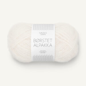 Sandnes Garn Børstet Alpakka - 1001 Bright White