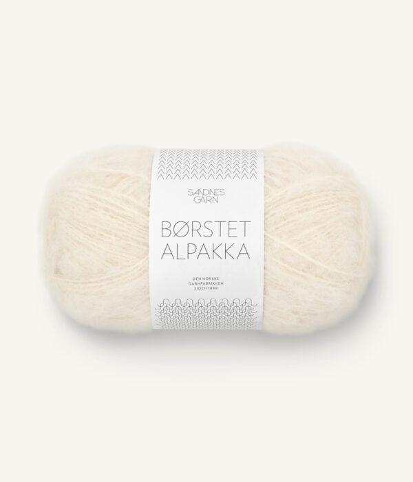 Sandnes Garn Børstet Alpakka - 1012 Natural White Sandnes Garn Børstet Alpakka - 1012 Natural White