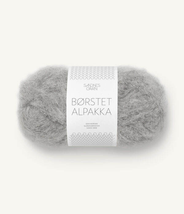 Sandnes Garn Børstet Alpakka - 1042 Grey Heather Sandnes Garn Børstet Alpakka - 1042 Grey Heather