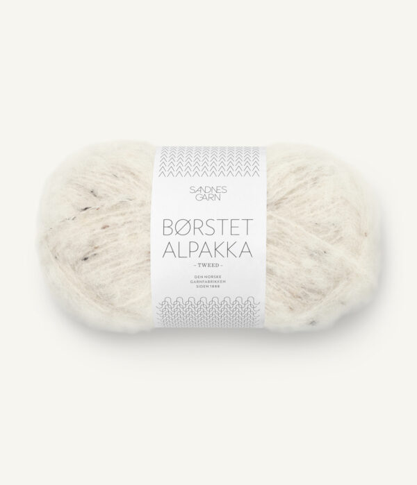 Sandnes Garn Børstet Alpakka - 2523 Natural Tweed Sandnes Garn Børstet Alpakka - 2523 Natural Tweed