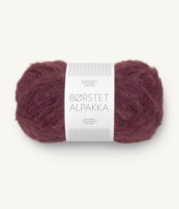 Sandnes Garn Børstet Alpakka - 4372 Deep Burgundy Sandnes Garn Børstet Alpakka - 4372 Deep Burgundy