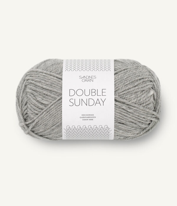 Sandnes Garn Double Sunday - 1042 Grey Heather Sandnes Garn Double Sunday - 1042 Grey Heather