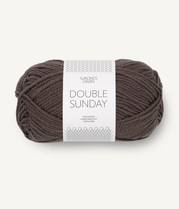Sandnes Garn Double Sunday - 3880 Dark Chocolate Sandnes Garn Double Sunday - 3880 Dark Chocolate