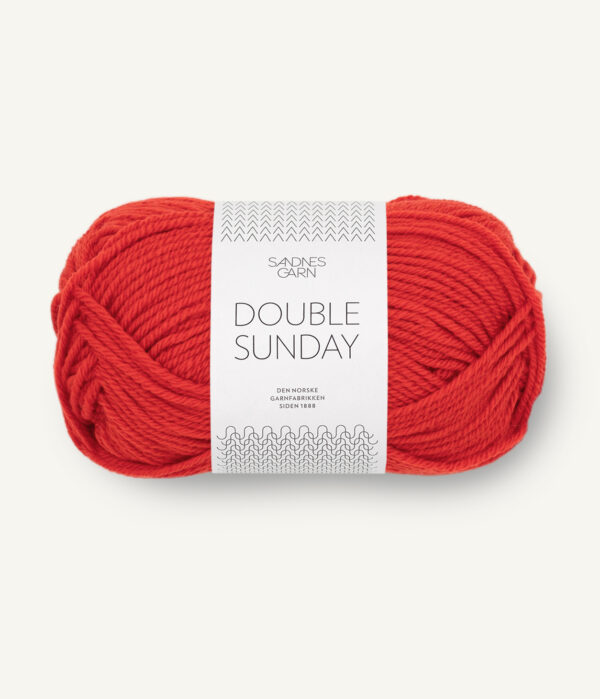 Sandnes Garn Double Sunday - 4018 Scarlet Red Sandnes Garn Double Sunday - 4018 Scarlet Red