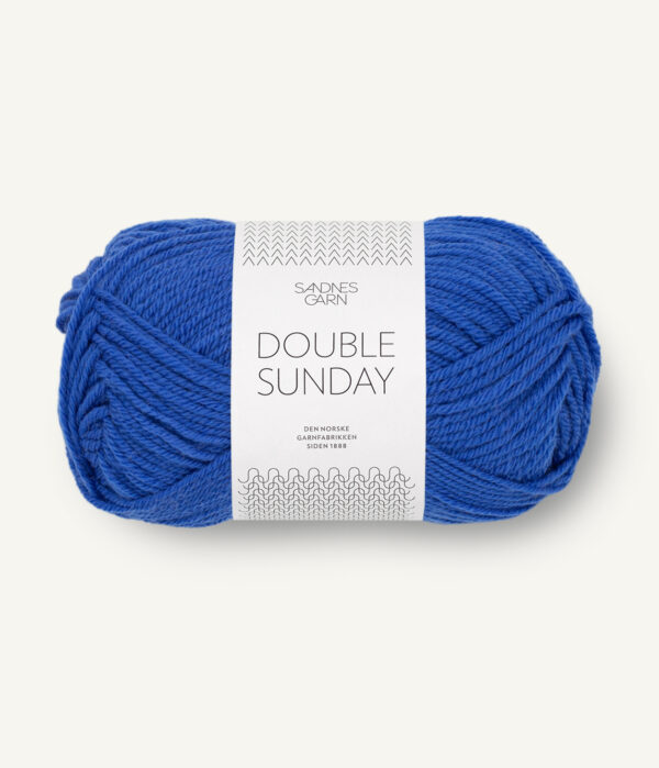 Sandnes Garn Double Sunday - 5845 Dazzling Blue Sandnes Garn Double Sunday - 5845 Dazzling Blue