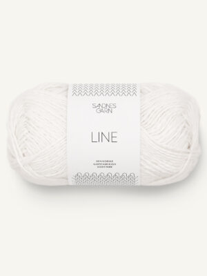 Sandnes Garn Line – 1002 White Sandnes Garn Line - 1002 White