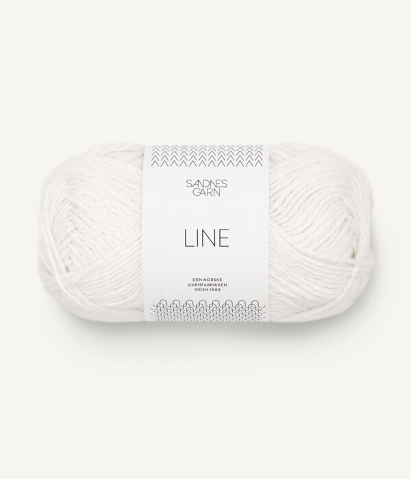 Sandnes Garn Line - 1002 White Sandnes Garn Line - 1002 White