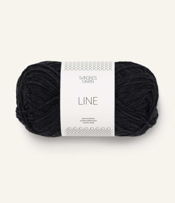 Sandnes Garn Line - 1099 Black Sandnes Garn Line - 1099 Black