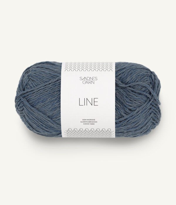 Sandnes Garn Line - 6061 Dark Blue Gray Sandnes Garn Line - 6061 Dark Blue Gray