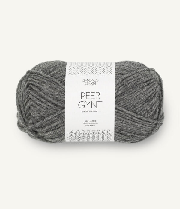 Sandnes Garn Peer Gynt - 1053 Dark Grey Heather Sandnes Garn Peer Gynt - 1053 Dark Grey Heather