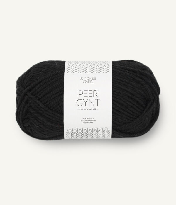 Sandnes Garn Peer Gynt - 1099 Black Sandnes Garn Peer Gynt - 1099 Black