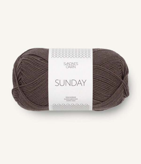 Sandnes Garn Sunday - 3880 Dark Chocolate Sandnes Garn Sunday - 3880 Dark Chocolate