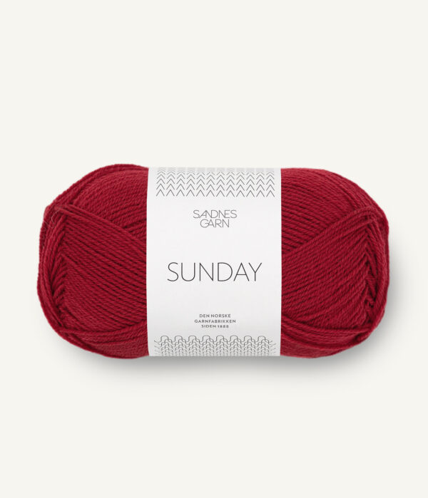 Sandnes Garn Sunday - 4236 Deep Red Sandnes Garn Sunday - 4236 Deep Red