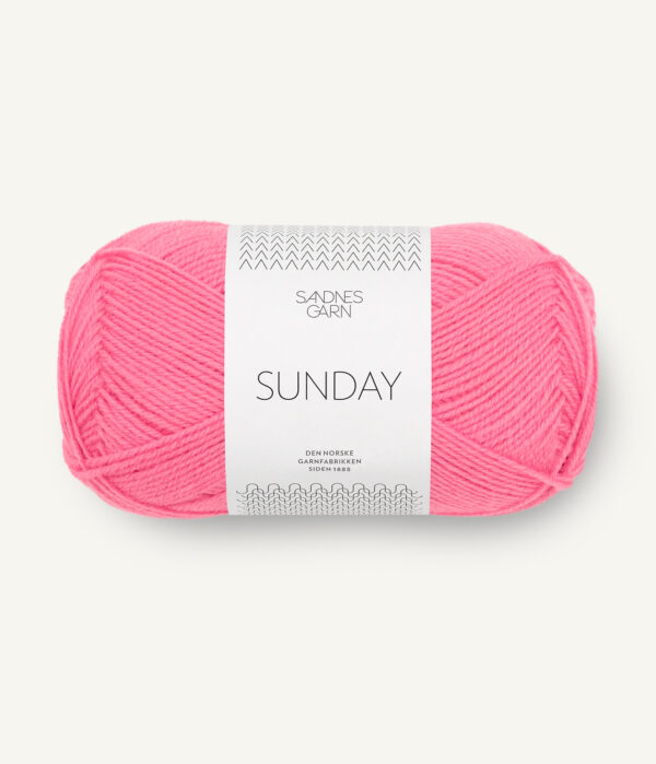 Sandnes Garn Sunday - 4315 Bubblegum Pink Sandnes Garn Sunday - 4315 Bubblegum Pink