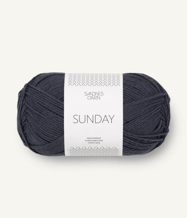 Sandnes Garn Sunday - 6581 Dark Grey Blue Sandnes Garn Sunday - 6581 Dark Grey Blue