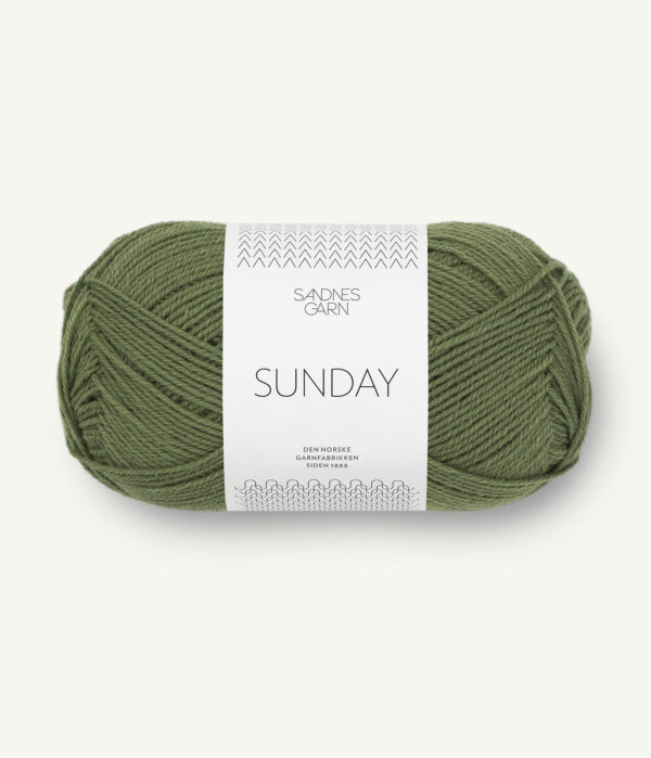 Sandnes Garn Sunday - 9062 Olive Green Sandnes Garn Sunday - 9062 Olive Green