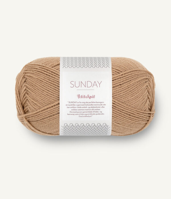 Sandnes Garn Sunday - 2542 PetiteKnit Camel Sandnes Garn Sunday - 2542 PetiteKnit Camel