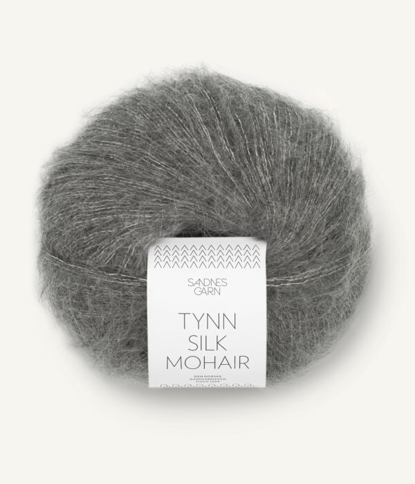 Sandnes Garn Tynn Silk Mohair - 1053 Dark Grey Heather Sandnes Garn Tynn Silk Mohair - 1053 Dark Grey Heather