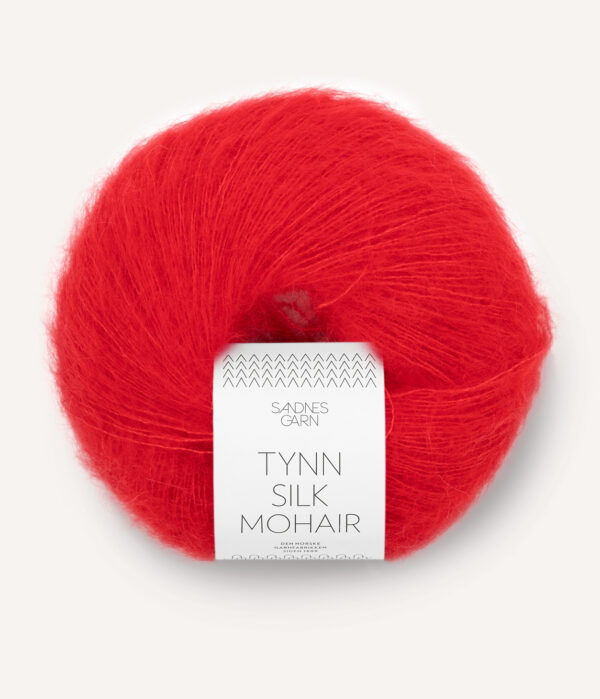 Sandnes Garn Tynn Silk Mohair - 4018 Scarlet Red Sandnes Garn Tynn Silk Mohair - 4018 Scarlet Red