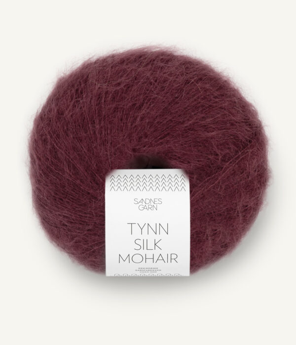 Sandnes Garn Tynn Silk Mohair - 4372 Deep Burgundy Sandnes Garn Tynn Silk Mohair - 4372 Deep Burgundy