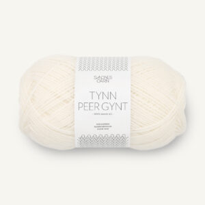 Sandnes Garn Tynn Peer Gynt - 1002 White