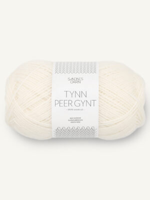Sandnes Garn Tynn Peer Gynt – 1002 White Sandnes Garn Tynn Peer Gynt - 1002 White