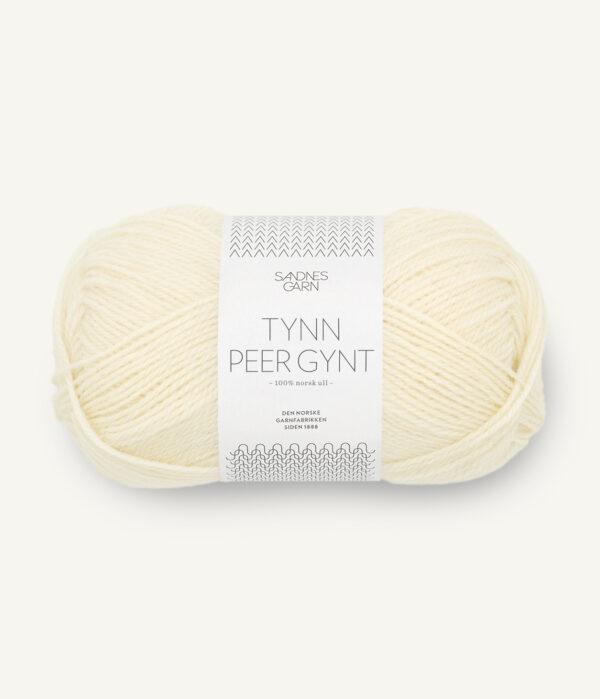 Sandnes Garn Tynn Peer Gynt - 1012 Natural White Sandnes Garn Tynn Peer Gynt - 1012 Natural White