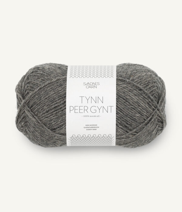 Sandnes Garn Tynn Peer Gynt - 1053 Dark Grey Heather Sandnes Garn Tynn Peer Gynt - 1053 Dark Grey Heather