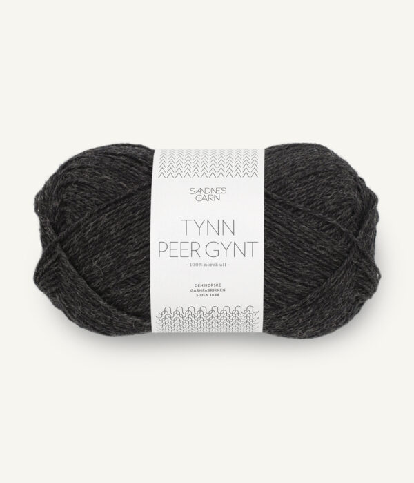 Sandnes Garn Tynn Peer Gynt - 1088 Charcoal Grey Heather Sandnes Garn Tynn Peer Gynt - 1088 Charcoal Grey Heather