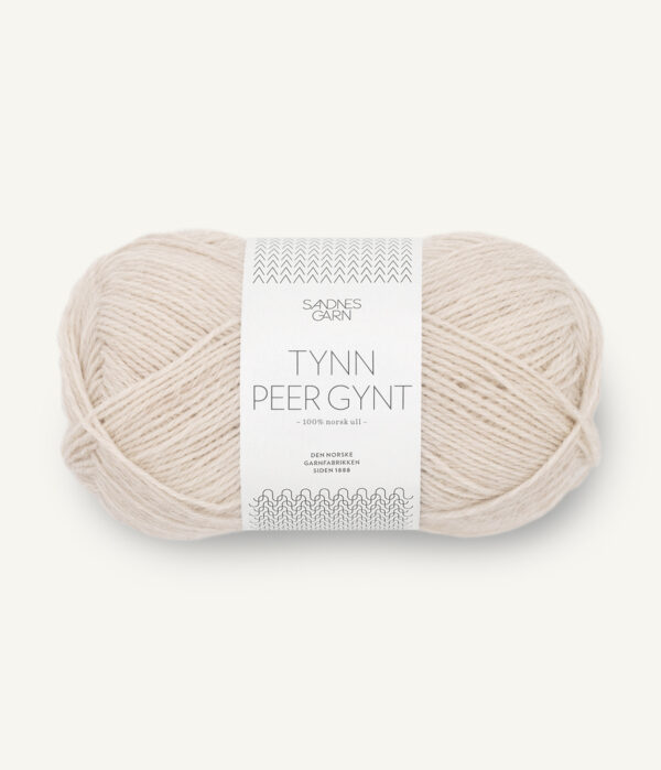 Sandnes Garn Tynn Peer Gynt - 2641 Natural White Heather Sandnes Garn Tynn Peer Gynt - 2641 Natural White Heather