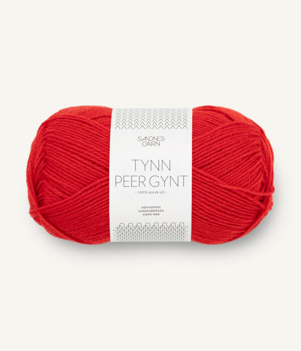 Sandnes Garn Tynn Peer Gynt - 4018 Scarlet Red Sandnes Garn Tynn Peer Gynt - 4018 Scarlet Red