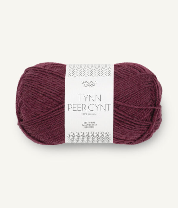 Sandnes Garn Tynn Peer Gynt - 4372 Deep Burgundy Sandnes Garn Tynn Peer Gynt - 4372 Deep Burgundy