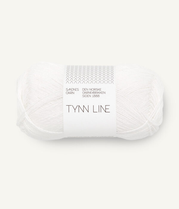 Sandnes Garn Tynn Line - 1001 True White Sandnes Garn Tynn Line 1001 Zuiver wit