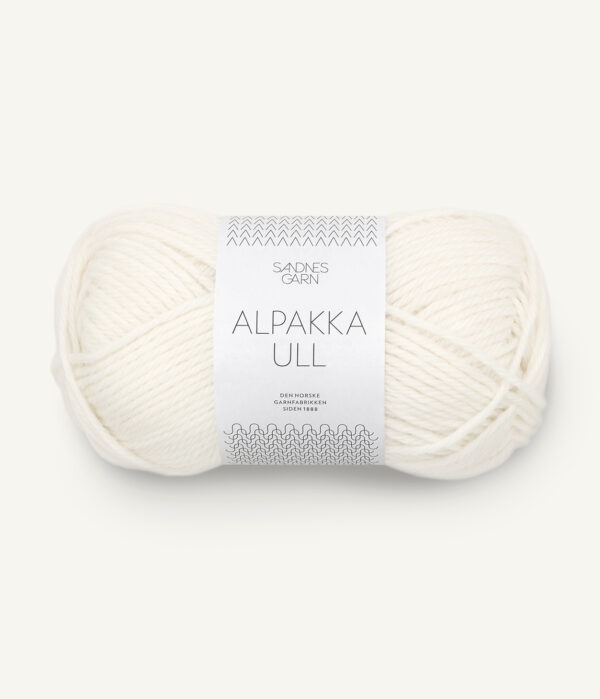 Sandnes Garn Alpakka Ull - 1002 White Sandnes Garn Alpakka Ull - 1002 White