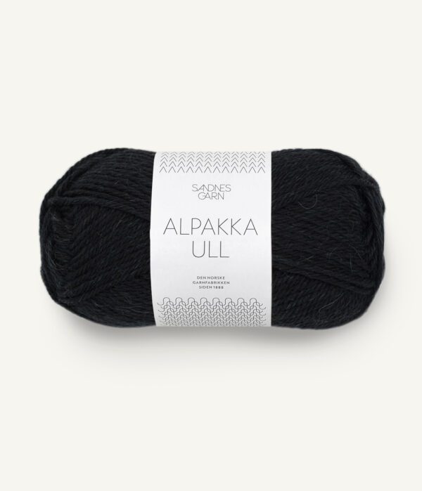Sandnes Garn Alpakka Ull - 1099 Black Sandnes Garn Alpakka Ull - 1099 Black