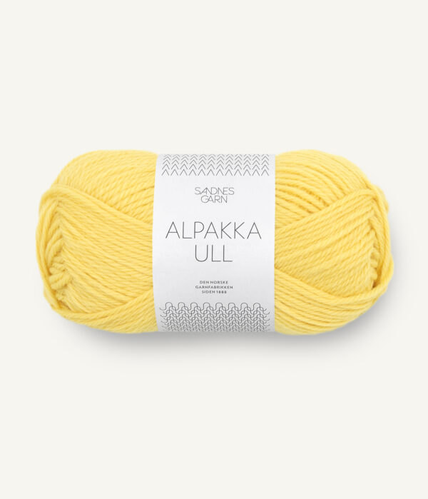 Sandnes Garn Alpakka Ull - 9004 Lemon Sandnes Garn Alpakka Ull - 9004 Lemon