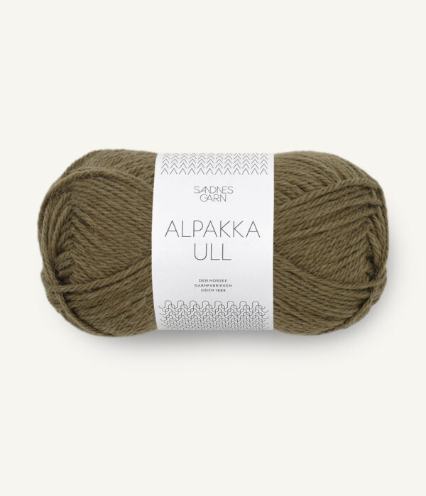 Sandnes Garn Alpakka Ull - 9873 Dark Olive Sandnes Garn Alpakka Ull - 9873 Dark Olive