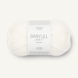 Sandnes-Garn-Baby-wool-lanett-1001-Optical-White Sandnes Garn Baby Ull Lanett 1001 True White