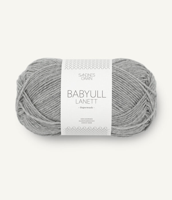 Sandnes-Garn-Baby-wool-lanett-1032-Light-Grey-Heathered Sandnes Garn Baby Ull Lanett 1032 Grey Melange