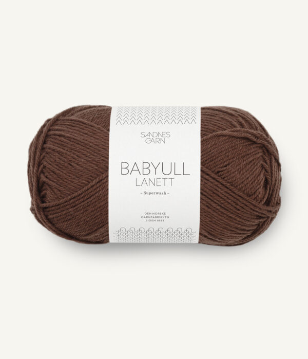 Sandnes-Garn-Baby-wool-lanett-3082-Dark-Brown Sandnes Garn Baby Ull Lanett 3082 Dark Brown