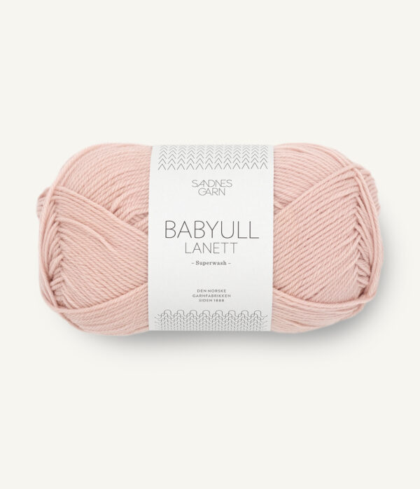Sandnes-Garn-Baby-wool-lanett-3521-Pearl-Pink Sandnes Garn Baby Ull Lanett 3521 Ballet Shoes