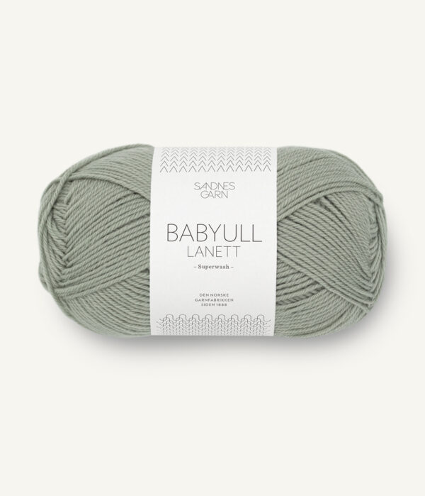 Sandnes-Garn-Baby-wool-lanett-8521-Dusty-Light-Green Sandnes Garn Baby Ull Lanett 8521 Dusty Light Green