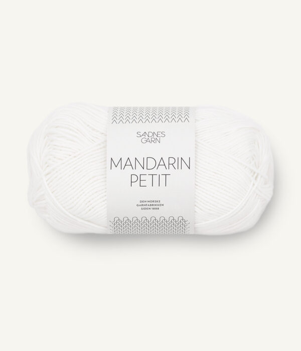 Sandnes-Garn-Mandarin-Petit-1001-Optical-White Sandnes Garn Mandarin Petit 1001 True White